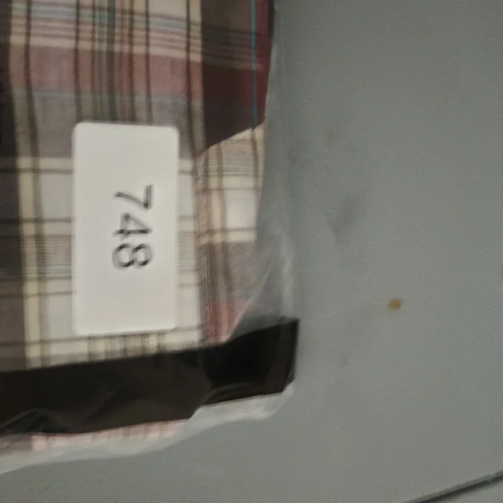 Levi's Shirt Men XL Red Beige Plaid‎ Flannel Western Pearl Snap Double Pocket